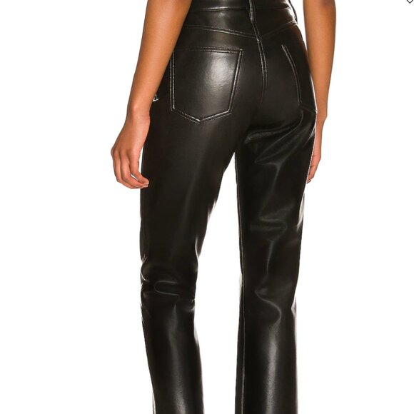 AGOLDE Recycled Leather Lyle Low Rise Slim, 27 - Picture 2 of 11